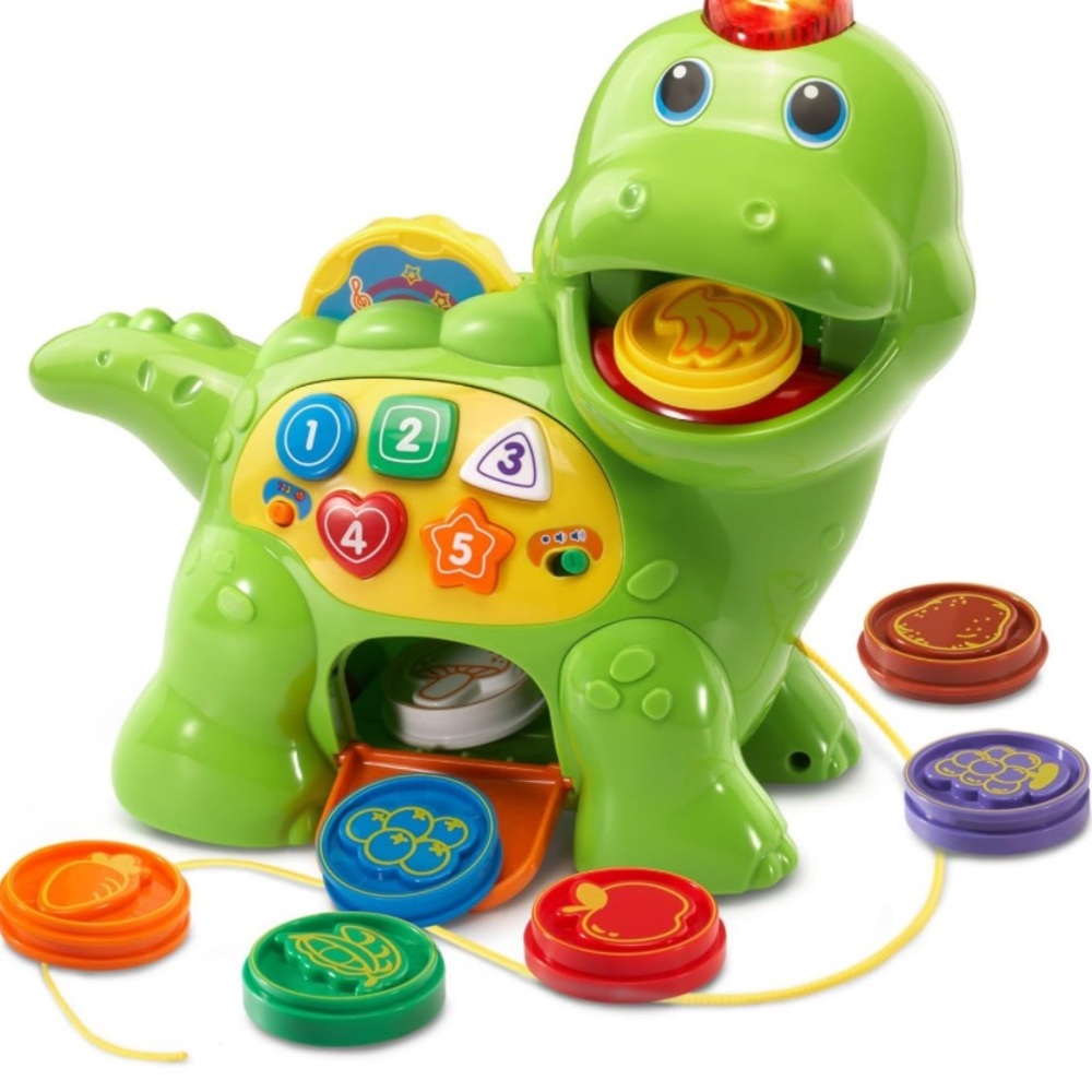 Vibrant Green Dinosaur Learning Toy